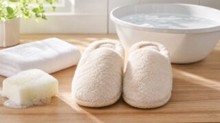 もこもこスリッパの洗い方｜型崩れとふわふわ感を守る手入れの基本