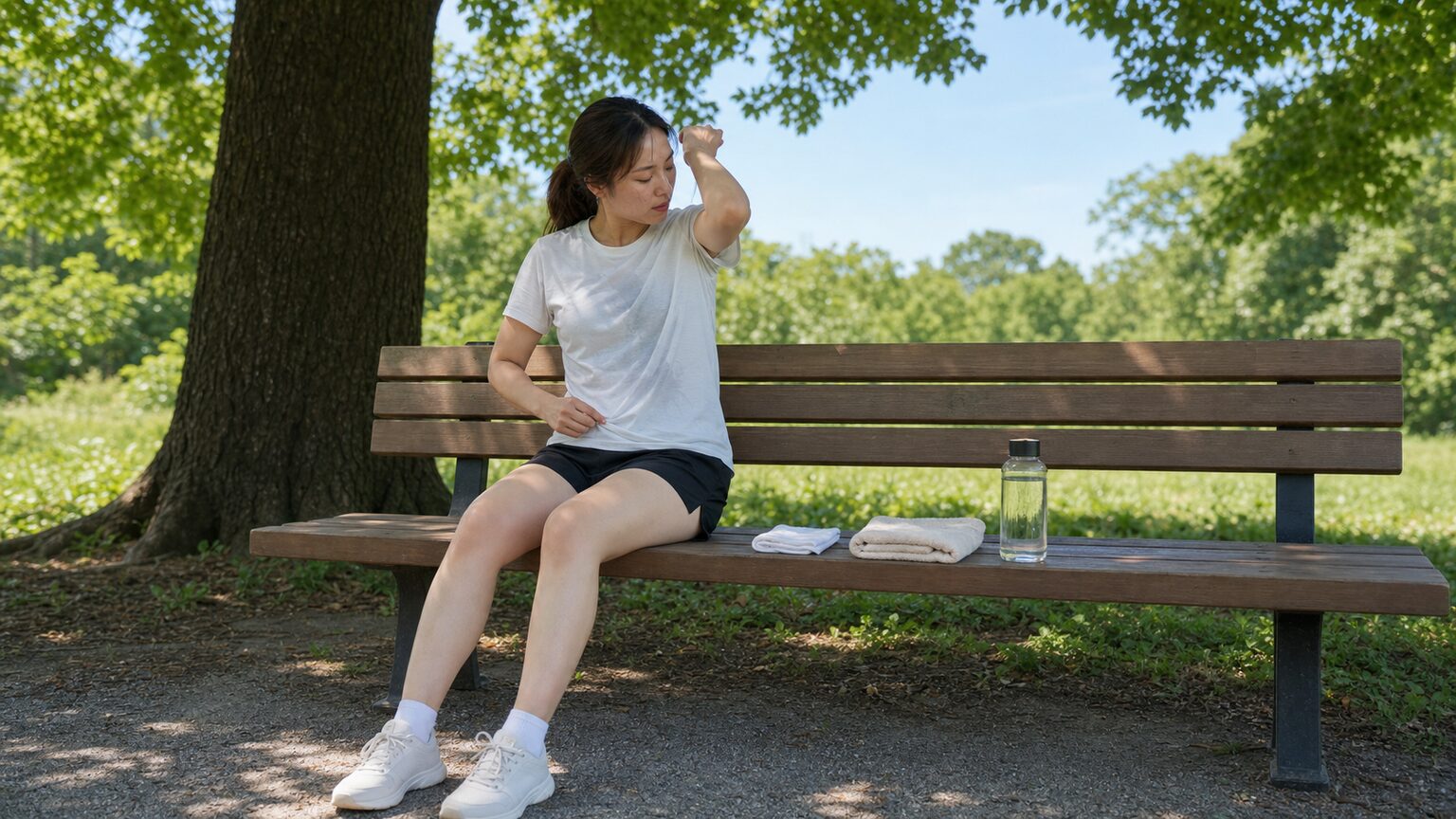 シャツで拭く前に知りたい汗処理の判断基準