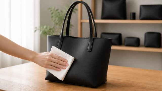 合成皮革の手入れはクリームより乾拭きと保管が基本