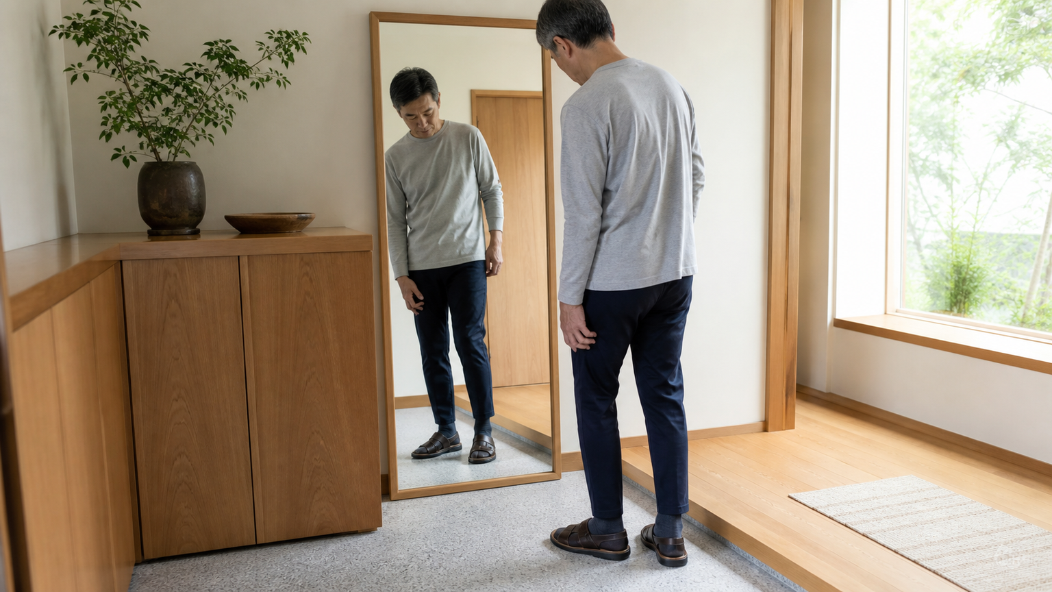 60代のサンダル靴下を自然に見せる判断基準