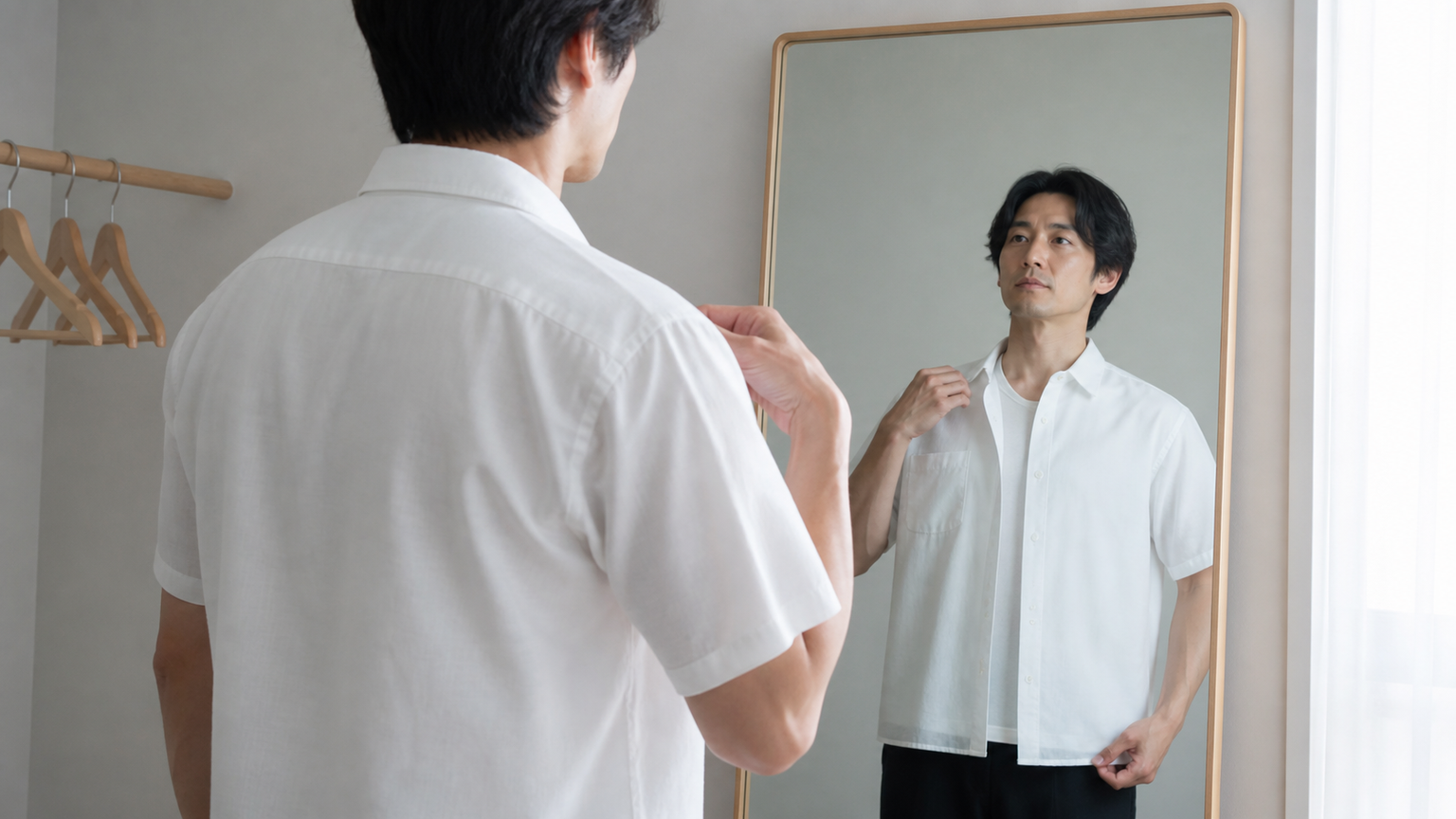 夏の白シャツを自然に着こなす5つの判断基準