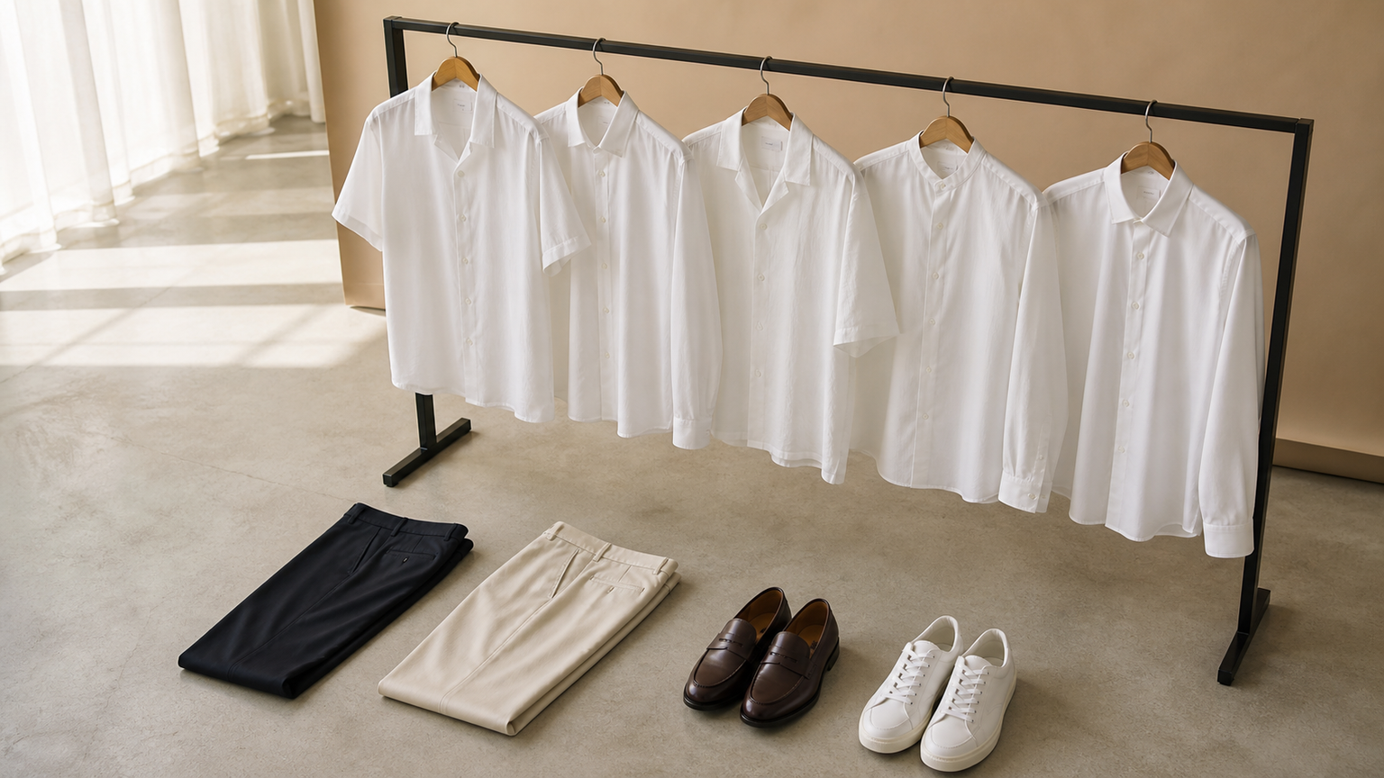 【厳選10アイテム】夏の白シャツ候補を着用場面で比較