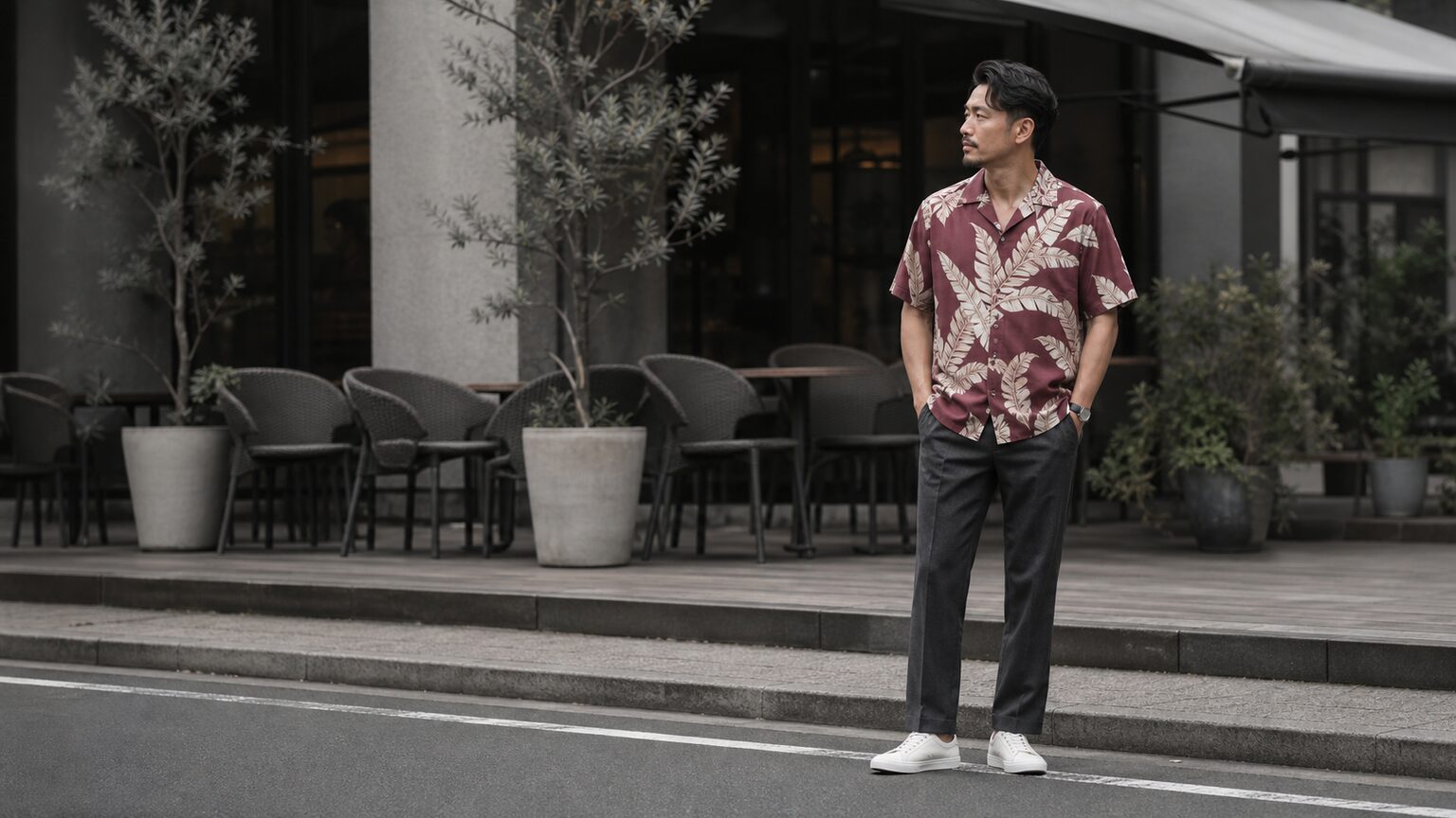 結論:柄を一つの主役として整えれば自然に着こなせる