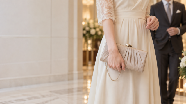 結婚式のクラッチバッグはダサい？おしゃれに見える10商品と選び方